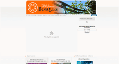 Desktop Screenshot of parquebosques.org